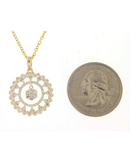 ROUND DIAMOND PENDANT (TP1749)