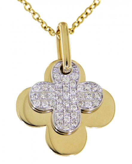 CLOVER STYLE DIAMOND PENDANT (TP1754)
