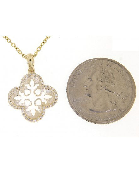 CLOVER STYLE DIAMOND PENDANT (TP1755)