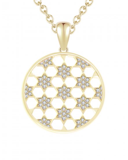 STAR ROUND DIAMOND PENDANT (TP1769)