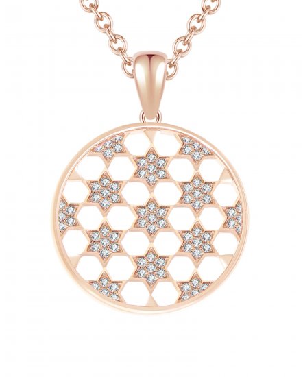 STAR ROUND DIAMOND PENDANT (TP1769)