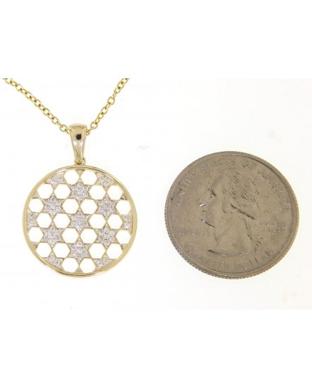 STAR ROUND DIAMOND PENDANT (TP1769)