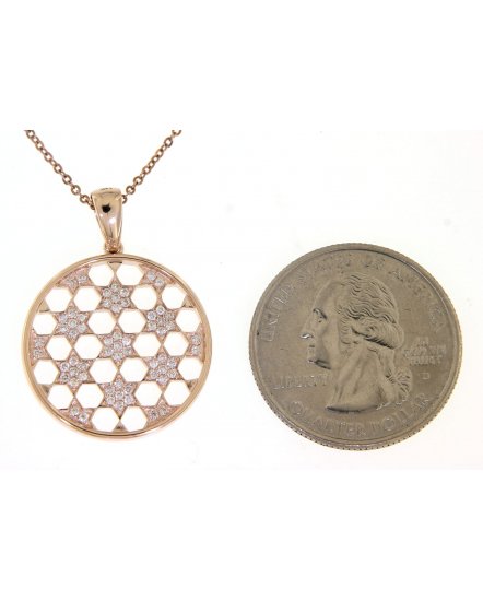 STAR ROUND DIAMOND PENDANT (TP1769)