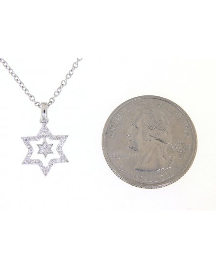 JEWISH STAR DIAMOND PENDANT (TP1773)