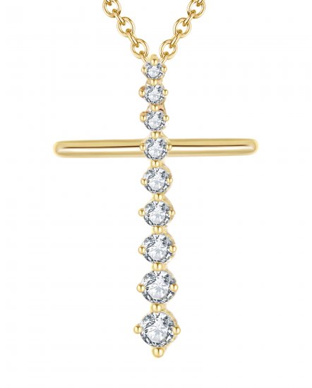 CROSS DIAMOND PENDANT (TP1799)