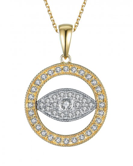 EVIL EYE DIAMOND PENDANT (TP1811)