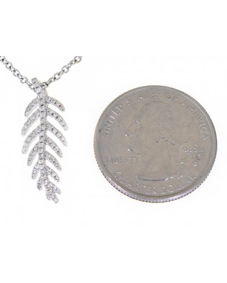 LEAF STYLE DIAMOND PENDANT (TP1822)