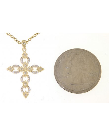 CROSS DIAMOND PENDANT (TP1823)