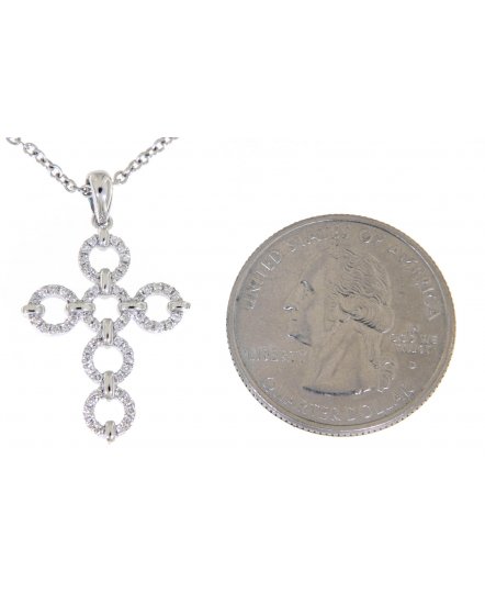 CROSS DIAMOND PENDANT (TP1825)