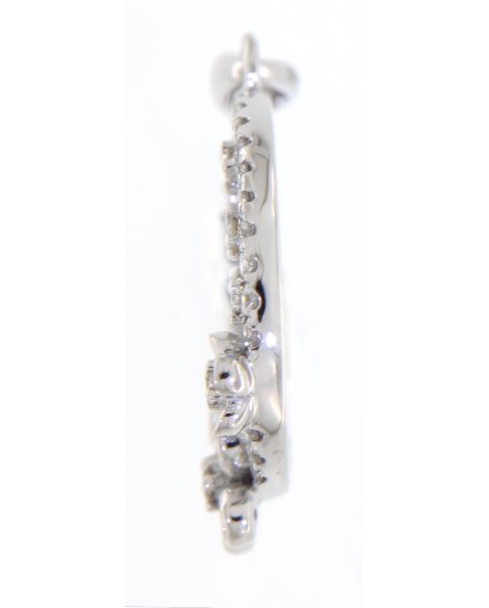 FLORAL STYLE ROUND DIAMOND PENDANT (TP1834)