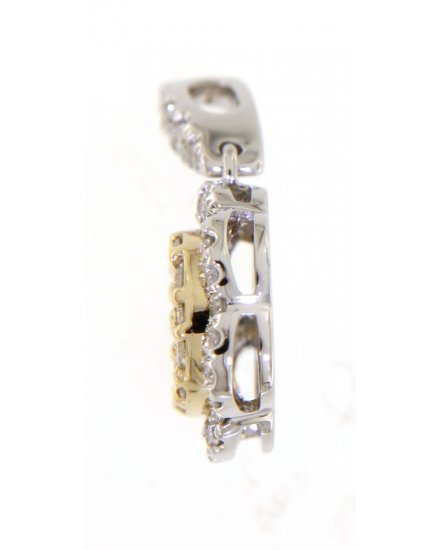 FLORAL STYLE DIAMOND PENDANT (TP1839)