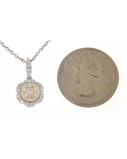 FLORAL STYLE DIAMOND PENDANT (TP1839)