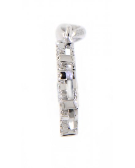 SNOW FLAKE STYLE DIAMOND PENDANT (TP1842)
