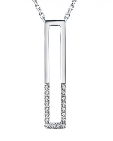 STRAIGHT BAR DIAMOND PENDANT (TP1843)