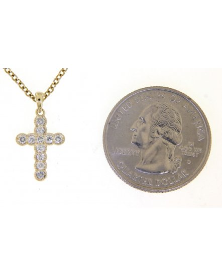 CROSS DIAMOND PENDANT (TP1849)
