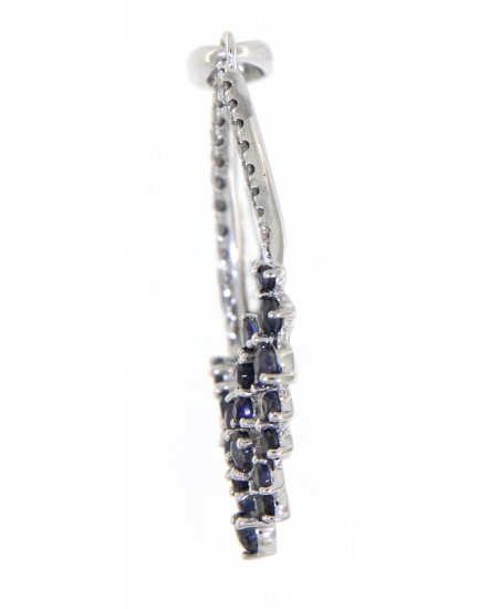 MARQUISE STYLE SAPPHIRE DIAMOND PENDANT (TP1850)