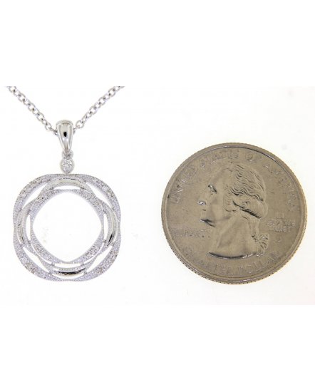 SQUARE SHAPE DIAMOND PENDANT (TP1852)