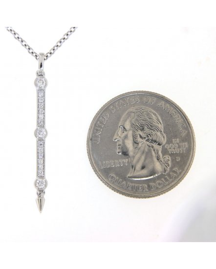 STRAIGHT BAR DIAMOND PENDANT (TP1853)