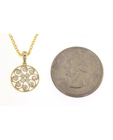 ROUND DIAMOND PENDANT (TP1873)