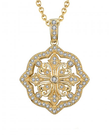 UNIQUE DIAMOND PENDANT (TP1878)