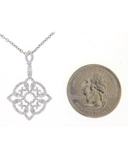 FLORAL STYLE DIAMOND PENDANT (TP1879)