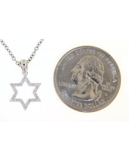 JEWISH STAR DIAMOND PENDANT (TP1887)