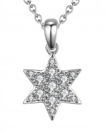 JEWISH STAR DIAMOND PENDANT (TP1894)