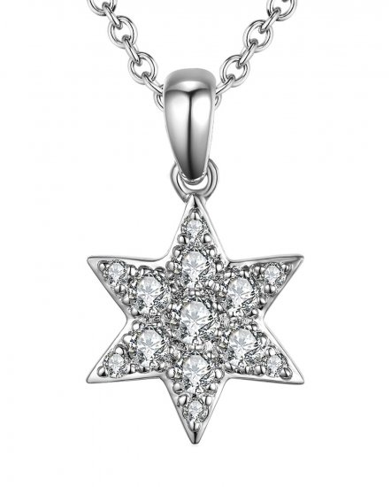 JEWISH STAR DIAMOND PENDANT (TP1894)