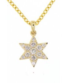 JEWISH STAR DIAMOND PENDANT (TP1894)