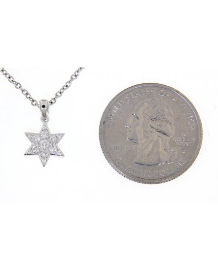 JEWISH STAR DIAMOND PENDANT (TP1894)