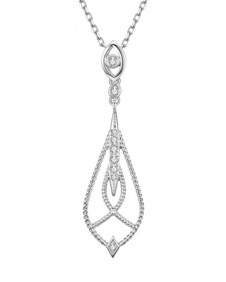 LEAF STYLE DIAMOND PENDANT (TP1897)