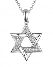 JEWISH STAR DIAMOND PENDANT (TP1906)
