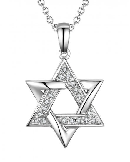 JEWISH STAR DIAMOND PENDANT (TP1906)