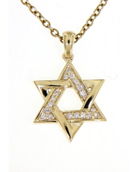 JEWISH STAR DIAMOND PENDANT (TP1906)