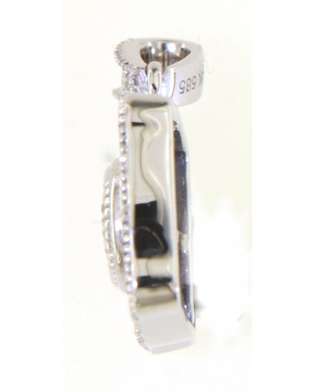 BAGUETTE SAPPHIRE DIAMOND PENDANT (TP1909)