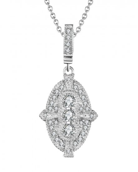 OVAL STYLE DIAMOND PENDANT (TP1912)