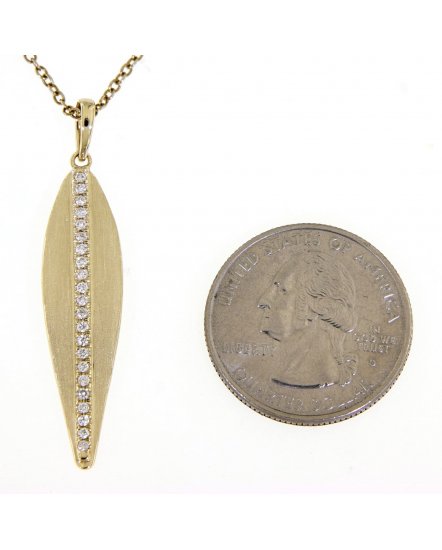 LEAF STYLE DIAMOND PENDANT (TP1913)