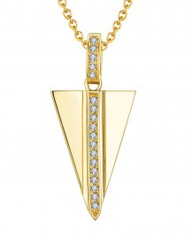 TRIANGLE SHAPE DIAMOND PENDANT (TP1927)