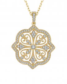 FLORAL STYLE DIAMOND PENDANT (TP1928)
