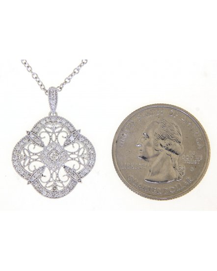 CLOVER STYLE DIAMOND PENDANT (TP1935)