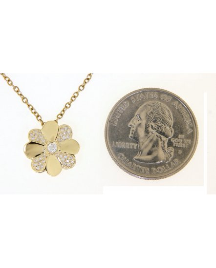 FLORAL STYLE DIAMOND PENDANT (TP1936)