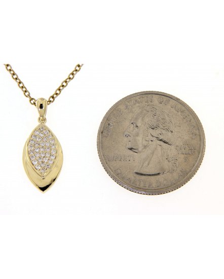 MARQUISE STYLE DIAMOND PENDANT (TP1938)
