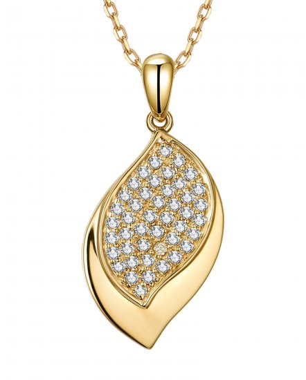 LEAF STYLE DIAMOND PENDANT (TP1940)