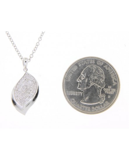 LEAF STYLE DIAMOND PENDANT (TP1940)