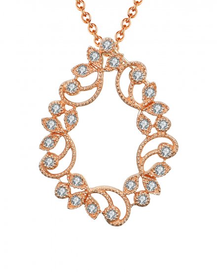 LEAF STYLE DIAMOND PENDANT (TP1946)