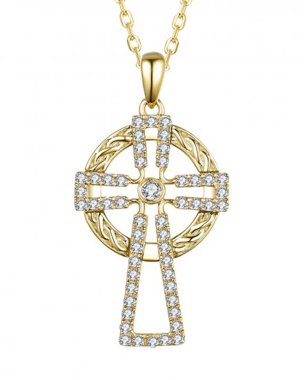 CELTIC CROSS DIAMOND PENDANT (TP1950)