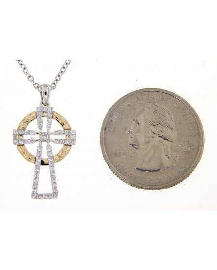CELTIC CROSS DIAMOND PENDANT (TP1950)