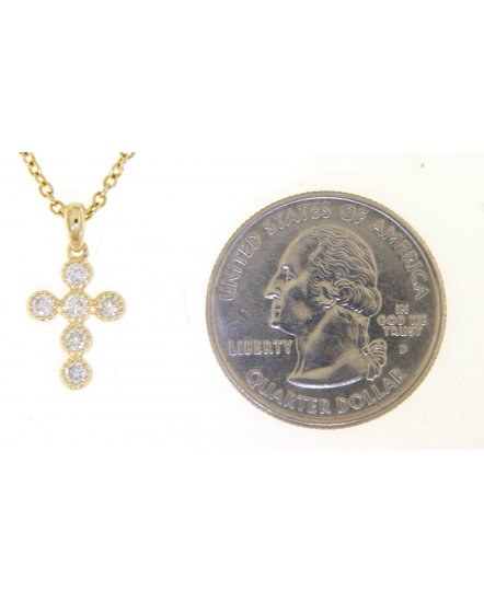 CROSS DIAMOND PENDANT (TP1961)