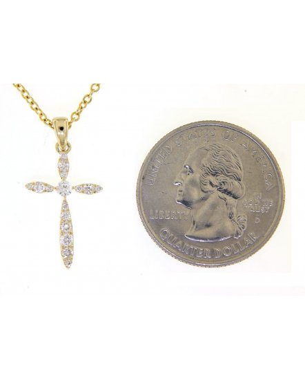 CROSS DIAMOND PENDANT (TP1968)