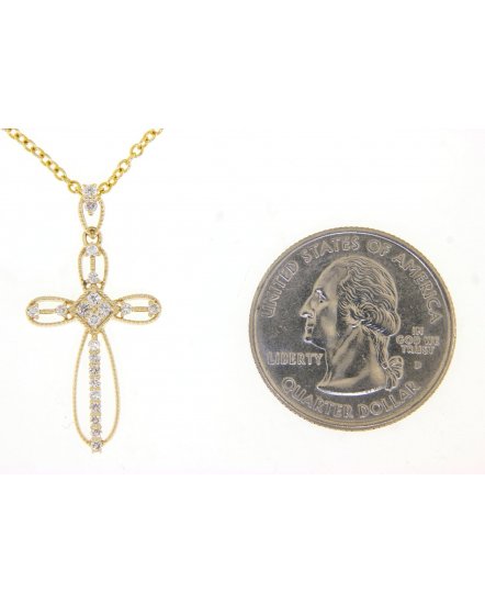 CROSS DIAMOND PENDANT (TP1977)